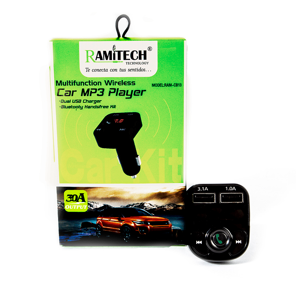 Reproductor Bluetooth Inalámbrico para Automóvil + Envío Gratis